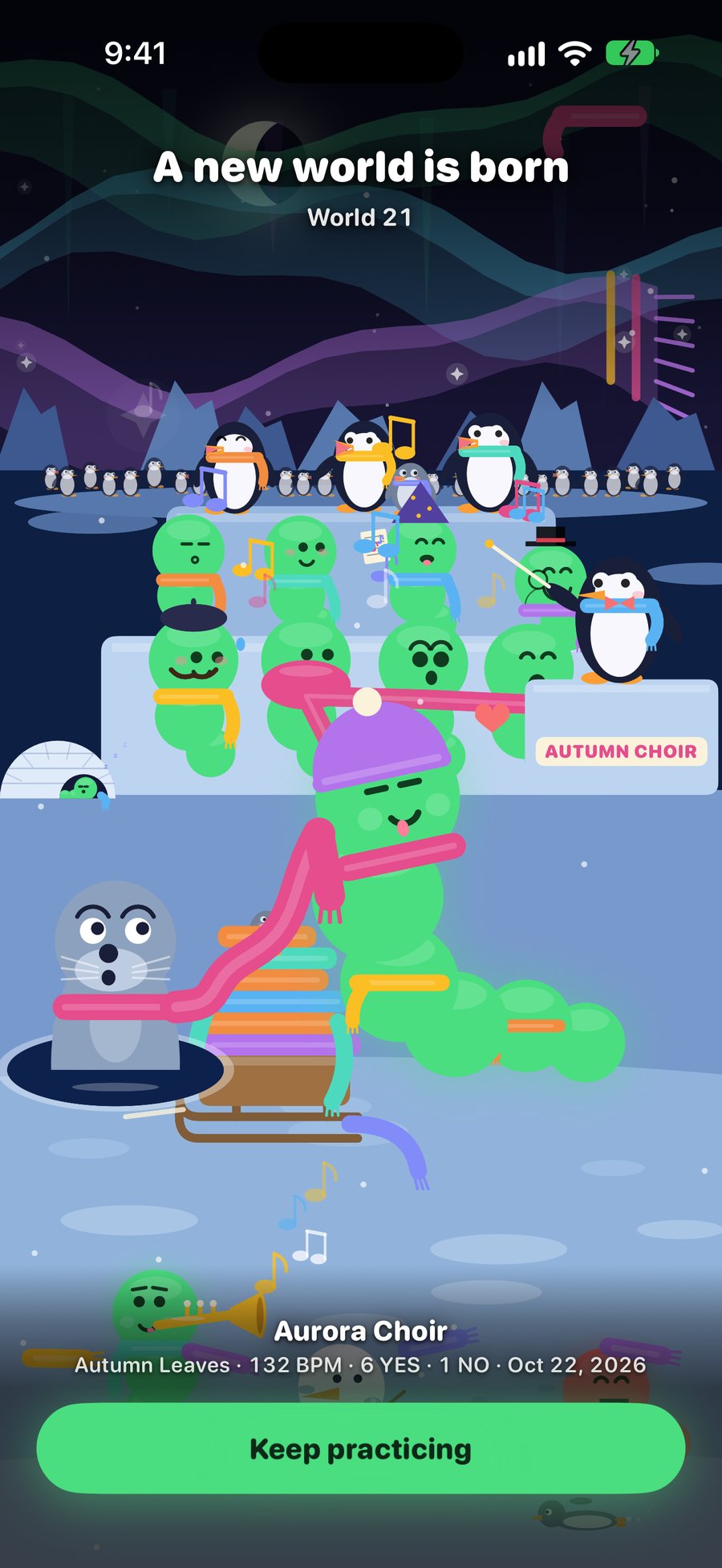 A new world is born in the app: Aurora Choir